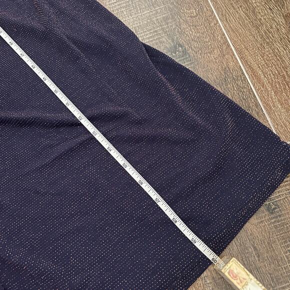 NWT BOOHOO Women's Long Sleeves Wide Legs Metallic Jumpsuit Size 18 - Picture 12 of 12